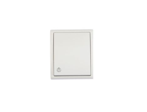 Simon Aquarius Przycisk hermetyczny /światło/ IP54 biały AQS1/11