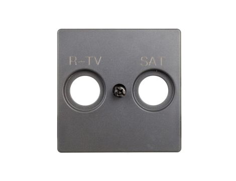 Simon 82 Pokrywa gniazda antenowego RD/TV/SAT grafit 82097-38