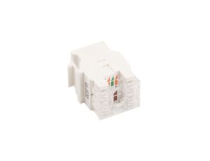 Wkład gniazda komputerowego pojedynczy RJ45 kat.6 nieekranowany MOLEX biały MRJ456