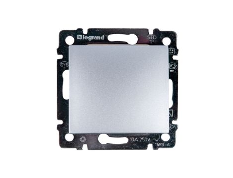 VALENA Przycisk pojedynczy aluminium 770111