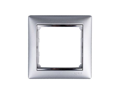 VALENA Ramka pojedyncza aluminium 770351