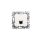 NILOE Gniazdo komputerowe pojedyncze RJ45 kat.6 UTP kremowe 664873