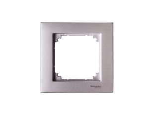 Merten M-Plan Ramka pojedyncza aluminium MTN486160
