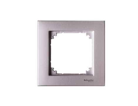 Merten M-Plan Ramka pojedyncza aluminium MTN486160