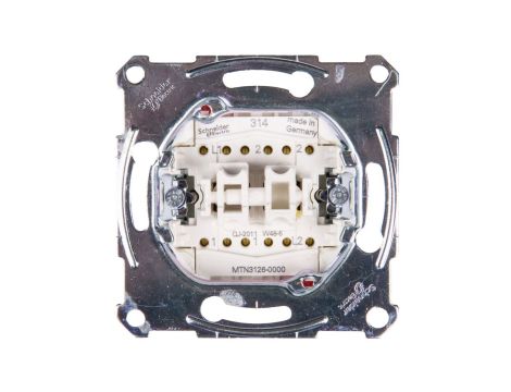 Merten Łącznik schodowy podwójny 10A 250V IP20 MTN3126-0000
