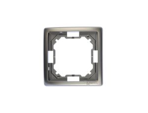 Simon Basic Standard Ramka pojedyncza uniwersalna stal inox BMR1/21