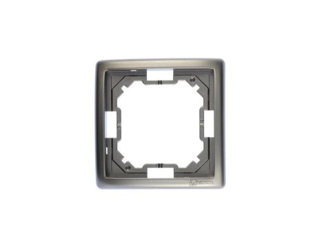 Simon Basic Standard Ramka pojedyncza uniwersalna stal inox BMR1/21
