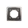Simon Basic Standard Ramka bryzgoszczelna pojedyncza IP44 z uszczelką stal inox BMR1B/21