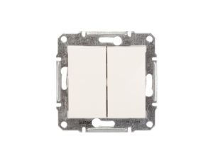 Sedna Łącznik schodowy podwójny 10AX kremowy IP20 SDN0600123