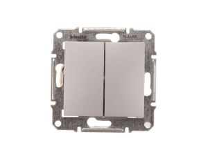 Sedna Łącznik schodowy podwójny 10AX aluminium IP20 SDN0600160