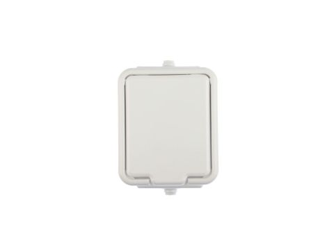 Cedar Gniazdo hermetyczne pojedyncze z/u 16A IP44 białe Nt-130H NT130H01