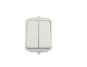 Cedar Łącznik świecznikowy hermetyczny IP44 10A biały WNt-500C01 WNT500C01