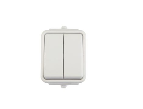 Cedar Łącznik świecznikowy hermetyczny IP44 10A biały WNt-500C01 WNT500C01