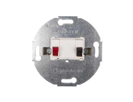 Berker/B.Kwadrat Gniazdo głośnikowe pojedyncze śnieżnobiałe 457209