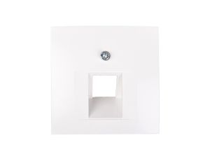 Berker/B.Kwadrat Element centralny gniazda przyłączeniowego 1xUAE śnieżnobiały 5314078989