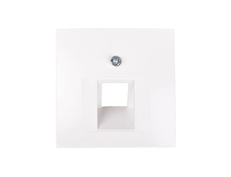 Berker/B.Kwadrat Element centralny gniazda przyłączeniowego 1xUAE śnieżnobiały 5314078989