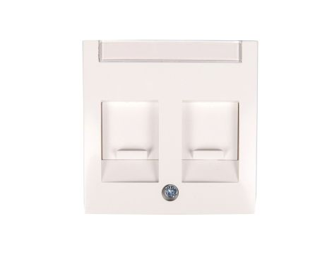 Berker/B.Kwadrat Element centralny podwójny śnieżnobiały 11818989