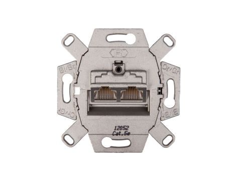 Berker/B.Kwadrat Gniazdo przyłączeniowe podwójne UAE 8/8-bieg. kat. 5e mechanizm 534555