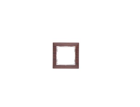 VALENA Ramka pojedyncza wenge/srebro 770371