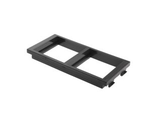 Simon Connect Ramka CIMA podwójna 2xK45 pionowa szary grafit S62/14