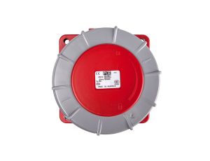 Gniazdo tablicowe 125A 5P 400V /120x120/ czerwone IP67 POWER TWIST 345-6