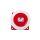 Gniazdo tablicowe skośne 32A 5P 400V /100x92/ czerwone IP67 POWER TWIST 4252-6