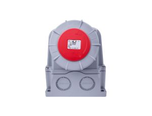 Gniazdo stałe z wyłącznikiem 0-1 duże 63A 5P 400V IP67 /blokada mechaniczna/ 75352-6