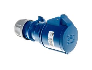 Gniazdo przenośne 32A 3P 230V niebieskie IP44 SHARK 223-6