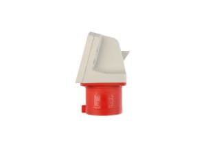 Wtyczka odbiornikowa 32A 5P 400V czerwona IP44 525-6