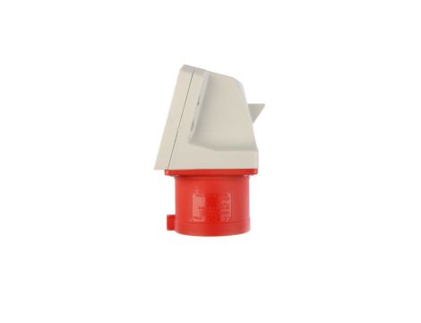Wtyczka odbiornikowa 32A 5P 400V czerwona IP44 525-6