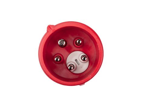 Wtyczka przenośna (zwrotnica faz) 16A 5P 400V czerwona IP44 SHARK 7015-6_b