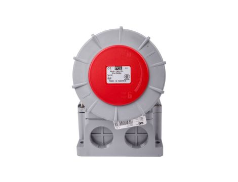 Gniazdo stałe 63A 4P 400V czerwone IP67 /bez dławnicy/ POWER TWIST 134-6