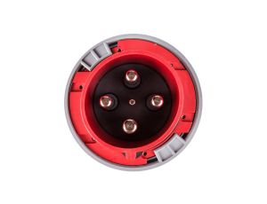 Wtyczka przenośna 125A 4P 400V czerwona IP67 POWER TWIST 044-6