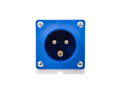 Wtyczka odbiornikowa 16A 3P 230V niebieska IP44 513-6
