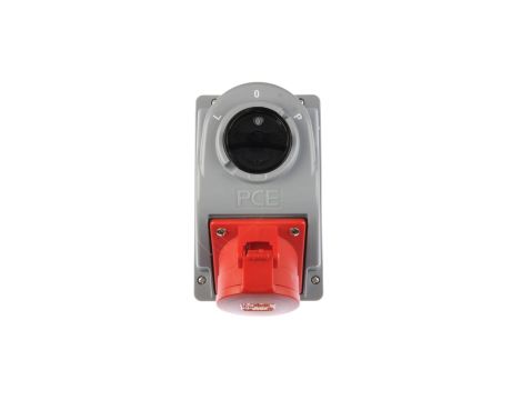 Gniazdo stałe z wyłącznikiem L-0-P 32A 5P 400V IP44 COMBO-POL 960625401W