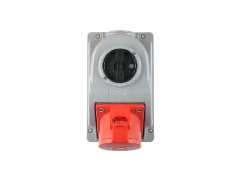 Gniazdo stałe z wyłącznikiem 0-1 32A 5P 400V IP44 COMBO-POL 96062540W