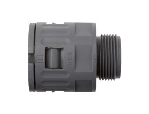 Dławnica do węża osłonowego M25 IP68 SILVYN KLICK-GM 25x1,5 szara 55501060