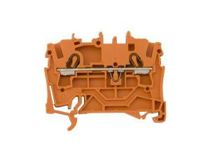 Złączka szynowa 2-przewodowa 2,5mm2 pomarańczowa 2002-1202 TOPJOBS