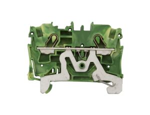 Złączka szynowa 2-przewodowa ochronna 4mm2 żółto-zielona 2004-1207 TOPJOBS