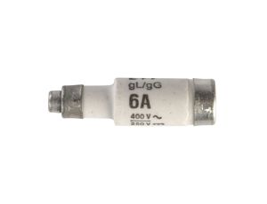 Wkładka bezpiecznikowa D01 6A gG 400V AC/250V DC E14 002211003