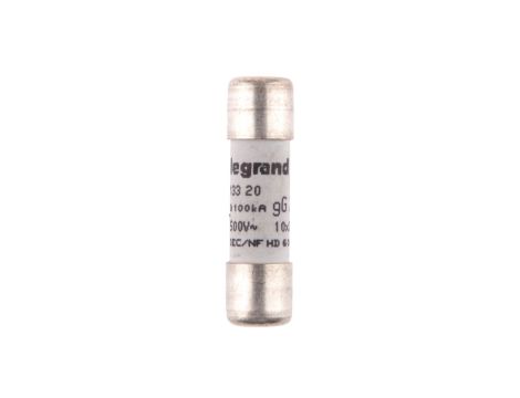 Wkładka bezpiecznikowa cylindryczna 10x38mm 20A gG 500V HPC 013320