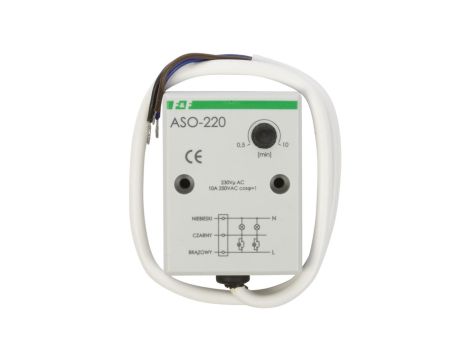 Automat schodowy tablicowy 10A 0,5-10min 230V AC ASO-220