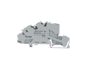 Złączka szynowa 3-pietrowa 4mm2 N/L/PE szara TOPJOBS 2003-7646