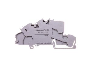 Złączka szynowa 2-pietrowa 2,5mm2 N/L szara 2003-7649 TOPJOBS