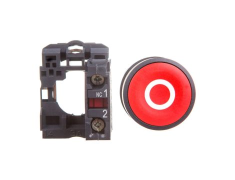 Przycisk sterowniczy 22mm czerwony 1R z samopowrotem XB5AA4322