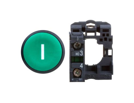 Przycisk sterowniczy 22mm zielony 1Z z samopowrotem XB5AA3311