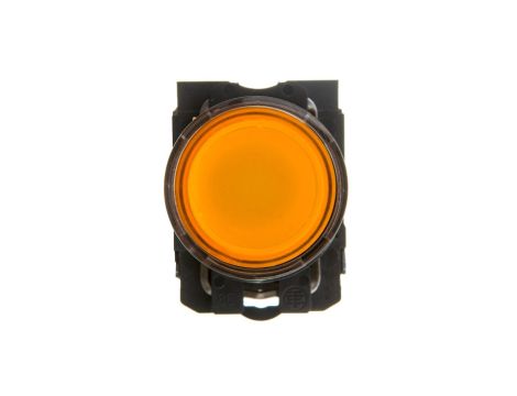 Przycisk sterowniczy 22mm żółty 1Z 1R z samopowrotem z podświetleniem XB5AW35B5