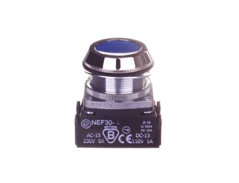 Przycisk sterowniczy 30mm niebieski 1Z 1R z samopowrotem W0-NEF30-K XY N