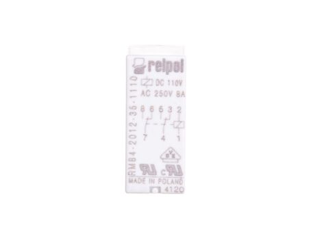 Przekaźnik miniaturowy 2P 110V DC PCB AgNi RM84-2012-35-1110 600339