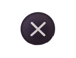Wkładka przycisku 22mm płaska czarna z symbolem ZWIEKSZANIE M22-XD-S-X4 218170